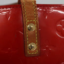 LOUIS VUITTON Monogram Vernis Reade PM Hand Bag Red Rouge M91088 LV Auth 104158-15