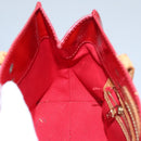 LOUIS VUITTON Monogram Vernis Reade PM Hand Bag Red Rouge M91088 LV Auth 104158-19
