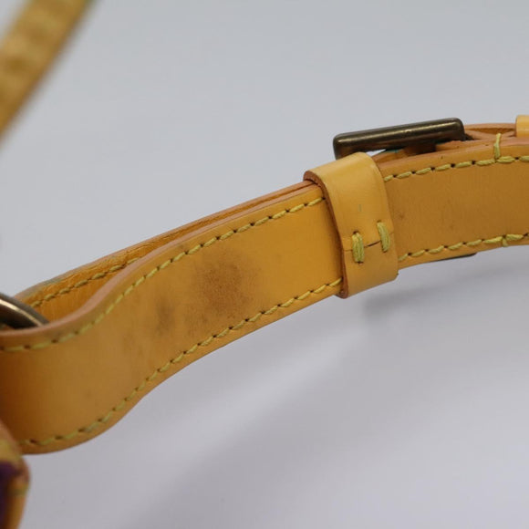 LOUIS VUITTON Epi Petit Noe Shoulder Bag Yellow M44109 LV Auth 104159