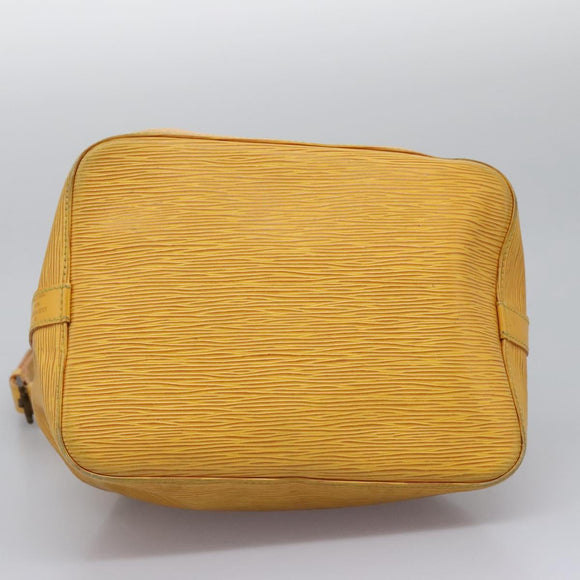 LOUIS VUITTON Epi Petit Noe Shoulder Bag Yellow M44109 LV Auth 104159