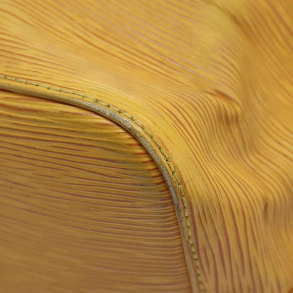 LOUIS VUITTON Epi Petit Noe Shoulder Bag Yellow M44109 LV Auth 104159