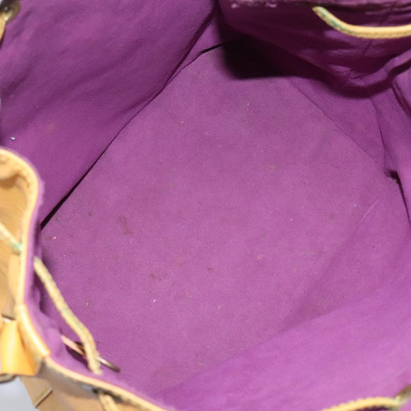 LOUIS VUITTON Epi Petit Noe Shoulder Bag Yellow M44109 LV Auth 104159