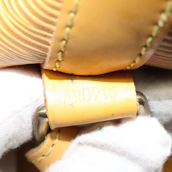 LOUIS VUITTON Epi Petit Noe Shoulder Bag Yellow M44109 LV Auth 104159