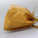 LOUIS VUITTON Epi Petit Noe Shoulder Bag Yellow M44109 LV Auth 104159-4