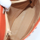 BURBERRY Nova Check Shoulder Bag Canvas Beige Auth 104180-11