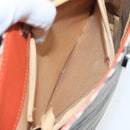 BURBERRY Nova Check Shoulder Bag Canvas Beige Auth 104180-21