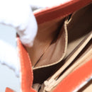 BURBERRY Nova Check Shoulder Bag Canvas Beige Auth 104180-22