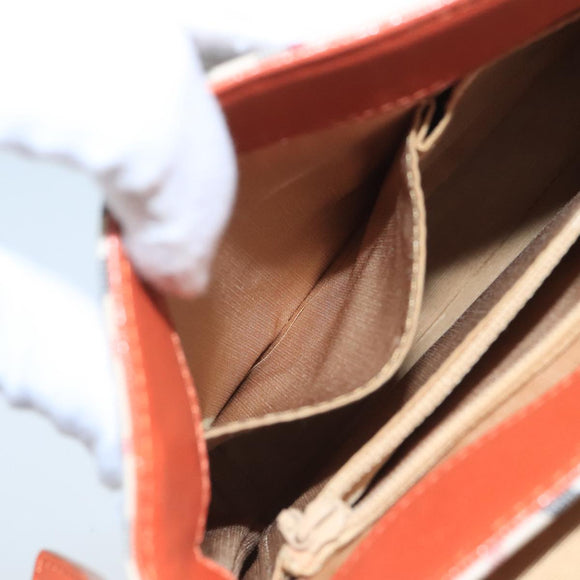 BURBERRY Nova Check Shoulder Bag Canvas Beige Auth 104180