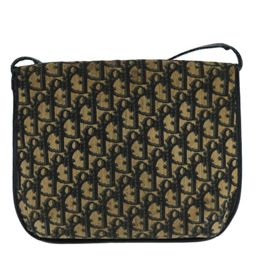 Christian Dior Trotter Canvas Shoulder Bag Navy Auth 104185 - 0