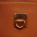 LOUIS VUITTON Catgram City Steamer MM Bag Leather 2way Brown M52969 Auth 104191S-19