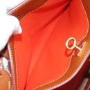 LOUIS VUITTON Catgram City Steamer MM Bag Leather 2way Brown M52969 Auth 104191S-23