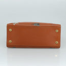 LOUIS VUITTON Catgram City Steamer MM Bag Leather 2way Brown M52969 Auth 104191S-5