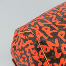 LOUIS VUITTON Monogram Graffiti Speedy 30 Hand Bag Orange M93705 Auth 104195SA-15