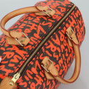 LOUIS VUITTON Monogram Graffiti Speedy 30 Hand Bag Orange M93705 Auth 104195SA-6