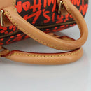 LOUIS VUITTON Monogram Graffiti Speedy 30 Hand Bag Orange M93705 Auth 104195SA-7