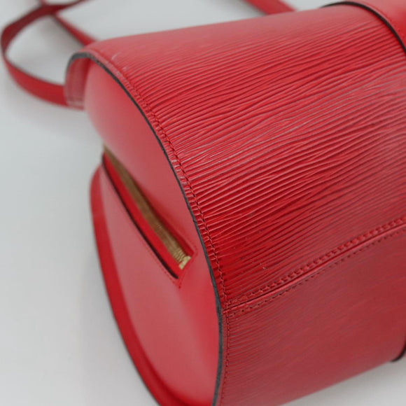 LOUIS VUITTON Epi Solferino Shoulder Bag Red M42867 LV Auth 104198