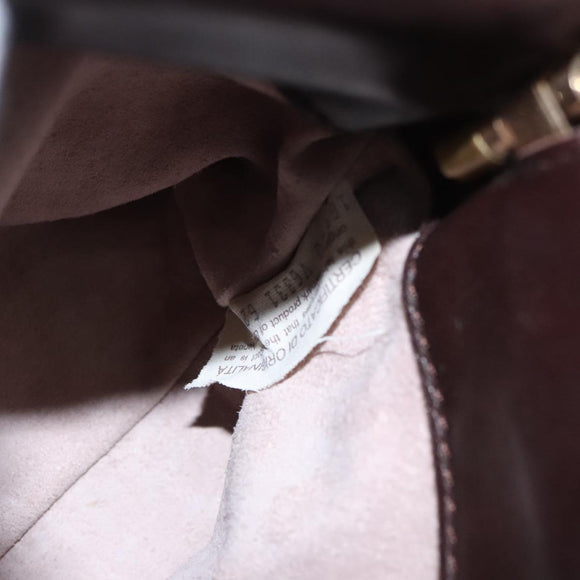 BOTTEGA VENETA Shoulder Bag Canvas Pink Auth 104216