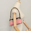 BOTTEGA VENETA Shoulder Bag Canvas Pink Auth 104216-20