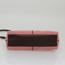 BOTTEGA VENETA Shoulder Bag Canvas Pink Auth 104216-5
