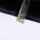 CELINE Macadam Canvas Shoulder Bag PVC Leather Black Auth 104219-9