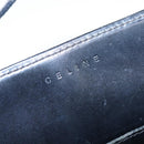 CELINE Macadam Canvas Shoulder Bag PVC Leather Black Auth 104219-18