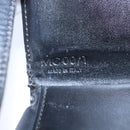 CELINE Macadam Canvas Shoulder Bag PVC Leather Black Auth 104219-12