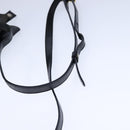 CELINE Macadam Canvas Shoulder Bag PVC Leather Black Auth 104219-7