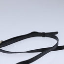CELINE Macadam Canvas Shoulder Bag PVC Leather Black Auth 104219-14