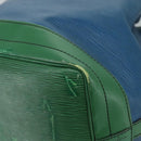 LOUIS VUITTON Epi Noe Shoulder Bag Bicolor Green Blue M44044 LV Auth 104232-16