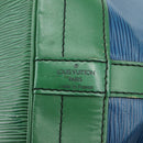 LOUIS VUITTON Epi Noe Shoulder Bag Bicolor Green Blue M44044 LV Auth 104232-18
