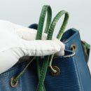 LOUIS VUITTON Epi Noe Shoulder Bag Bicolor Green Blue M44044 LV Auth 104232-10