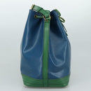 LOUIS VUITTON Epi Noe Shoulder Bag Bicolor Green Blue M44044 LV Auth 104232-3