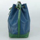 LOUIS VUITTON Epi Noe Shoulder Bag Bicolor Green Blue M44044 LV Auth 104232-4