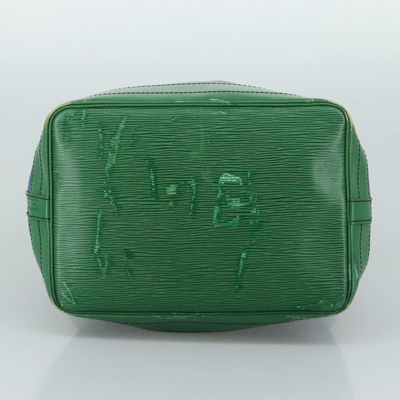 LOUIS VUITTON Epi Noe Shoulder Bag Bicolor Green Blue M44044 LV Auth 104232