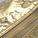 LOUIS VUITTON Monogram Miroir Keepall 55 Boston Bag Gold LV Auth 104239S-15