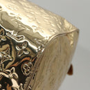 LOUIS VUITTON Monogram Miroir Keepall 55 Boston Bag Gold LV Auth 104239S-18