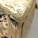 LOUIS VUITTON Monogram Miroir Keepall 55 Boston Bag Gold LV Auth 104239S-20