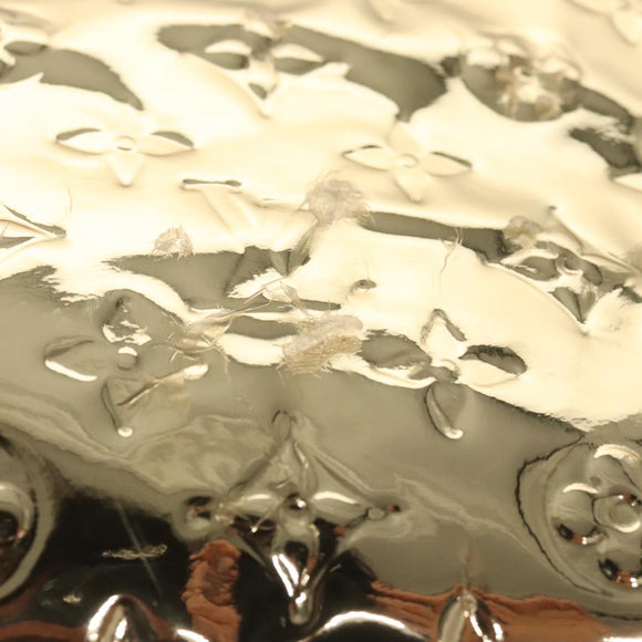 LOUIS VUITTON Monogram Miroir Keepall 55 Boston Bag Gold LV Auth 104239S