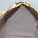LOUIS VUITTON Monogram Miroir Keepall 55 Boston Bag Gold LV Auth 104239S-25