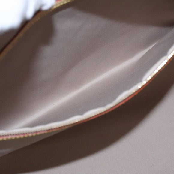 LOUIS VUITTON Monogram Miroir Keepall 55 Boston Bag Gold LV Auth 104239S