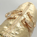 LOUIS VUITTON Monogram Miroir Keepall 55 Boston Bag Gold LV Auth 104239S-6