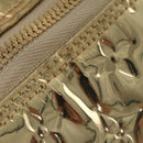 LOUIS VUITTON Monogram Miroir Keepall 55 Boston Bag Gold LV Auth 104239S-7