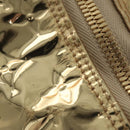 LOUIS VUITTON Monogram Miroir Keepall 55 Boston Bag Gold LV Auth 104239S-14