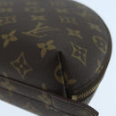LOUIS VUITTON Monogram Trousse Demi Ronde Cosmetic Pouch M47520 LV Auth 104264-15