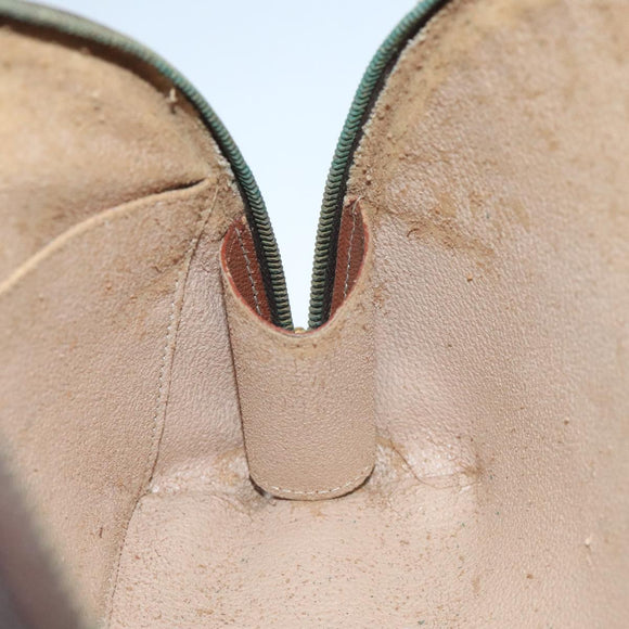 LOUIS VUITTON Monogram Trousse Demi Ronde Cosmetic Pouch M47520 LV Auth 104264