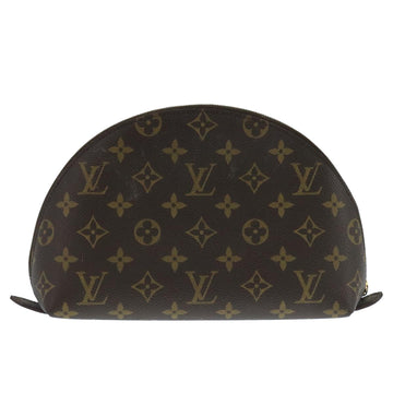 LOUIS VUITTON Monogram Trousse Demi Ronde Cosmetic Pouch M47520 LV Auth 104264 - 0