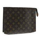 LOUIS VUITTON Monogram Poche Toilette 26 Pouch M47542 LV Auth 104280-1