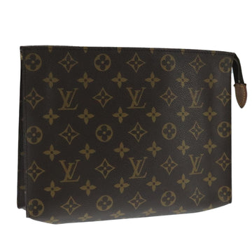 LOUIS VUITTON Monogram Poche Toilette 26 Pouch M47542 LV Auth 104280