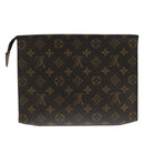 LOUIS VUITTON Monogram Poche Toilette 26 Pouch M47542 LV Auth 104280-2