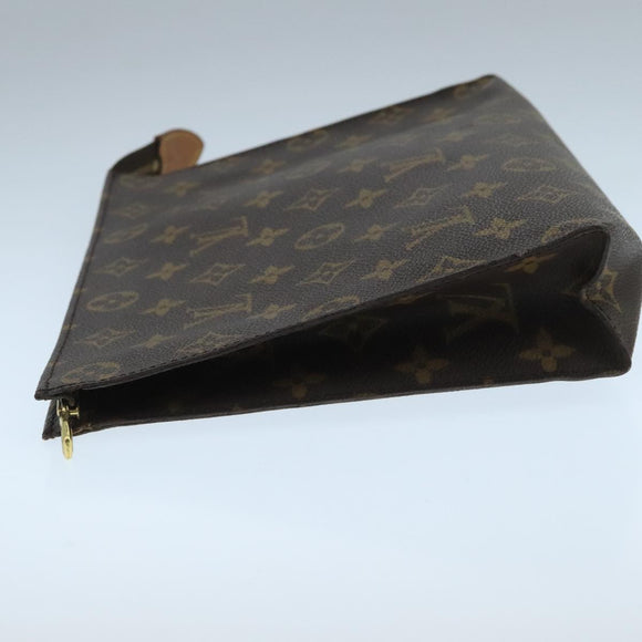 LOUIS VUITTON Monogram Poche Toilette 26 Pouch M47542 LV Auth 104280